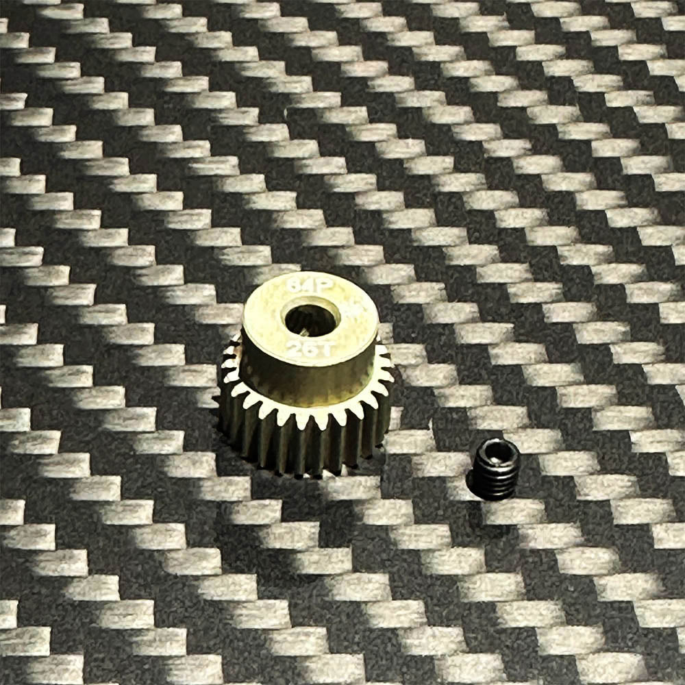 Team Zombie Hard-anodized Aluminum Pinion Gear 64pitch