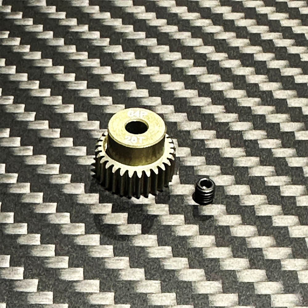 Team Zombie Hard-anodized Aluminum Pinion Gear 64pitch