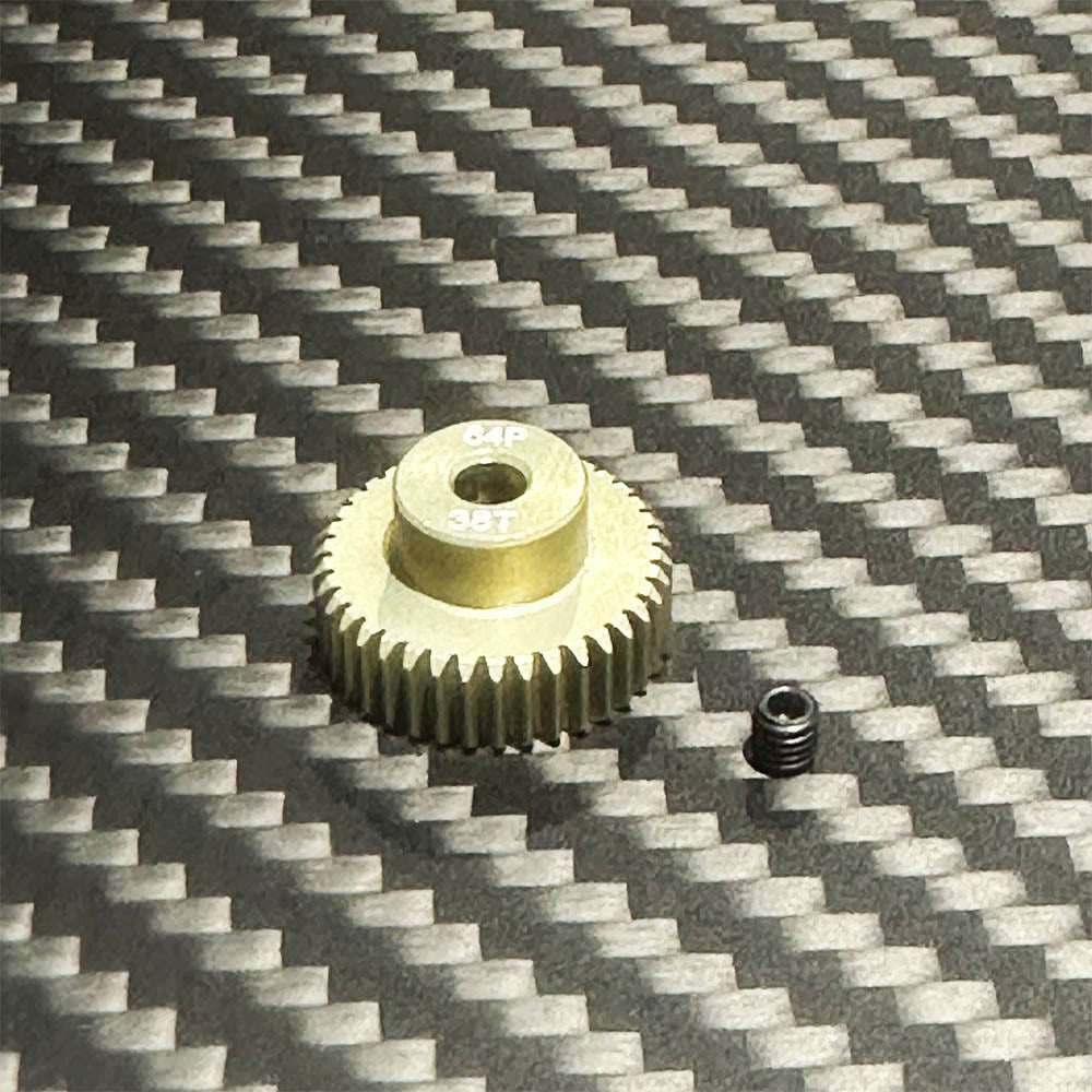 Team Zombie Hard-anodized Aluminum Pinion Gear 64pitch