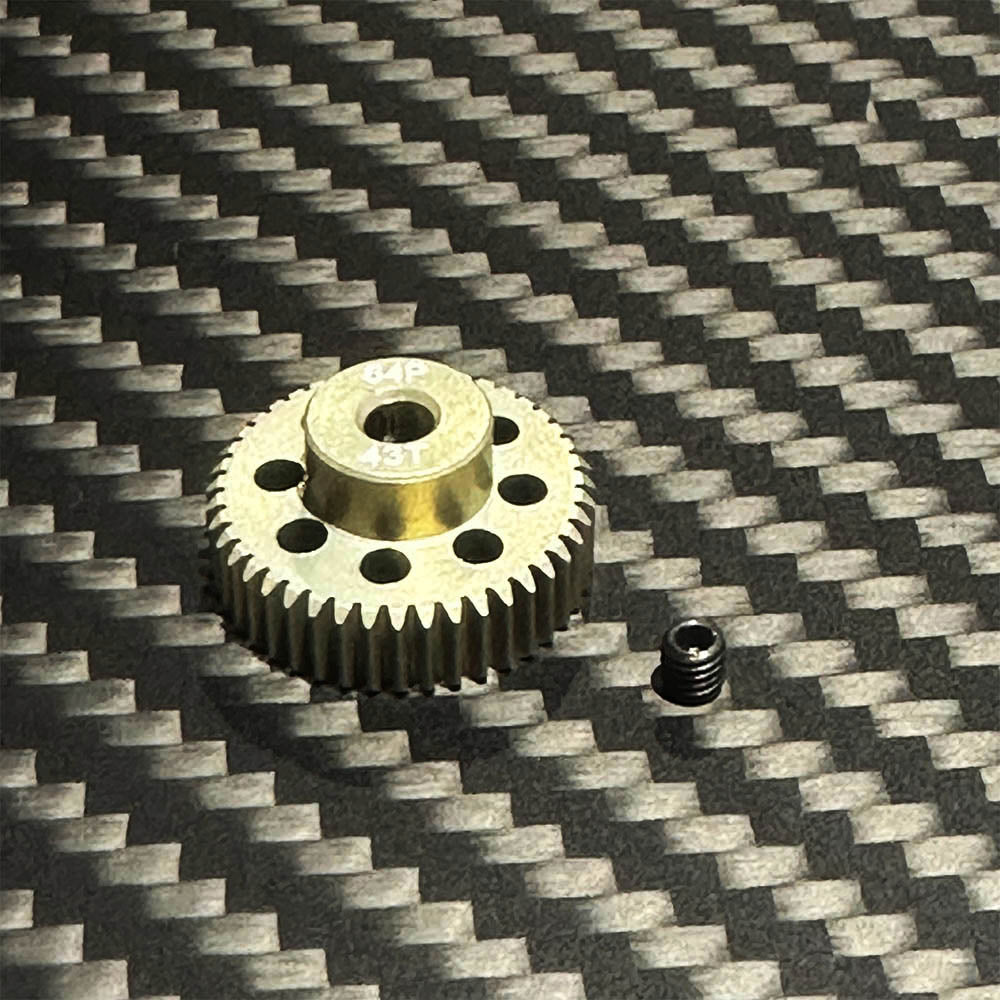 Team Zombie Hard-anodized Aluminum Pinion Gear 64pitch