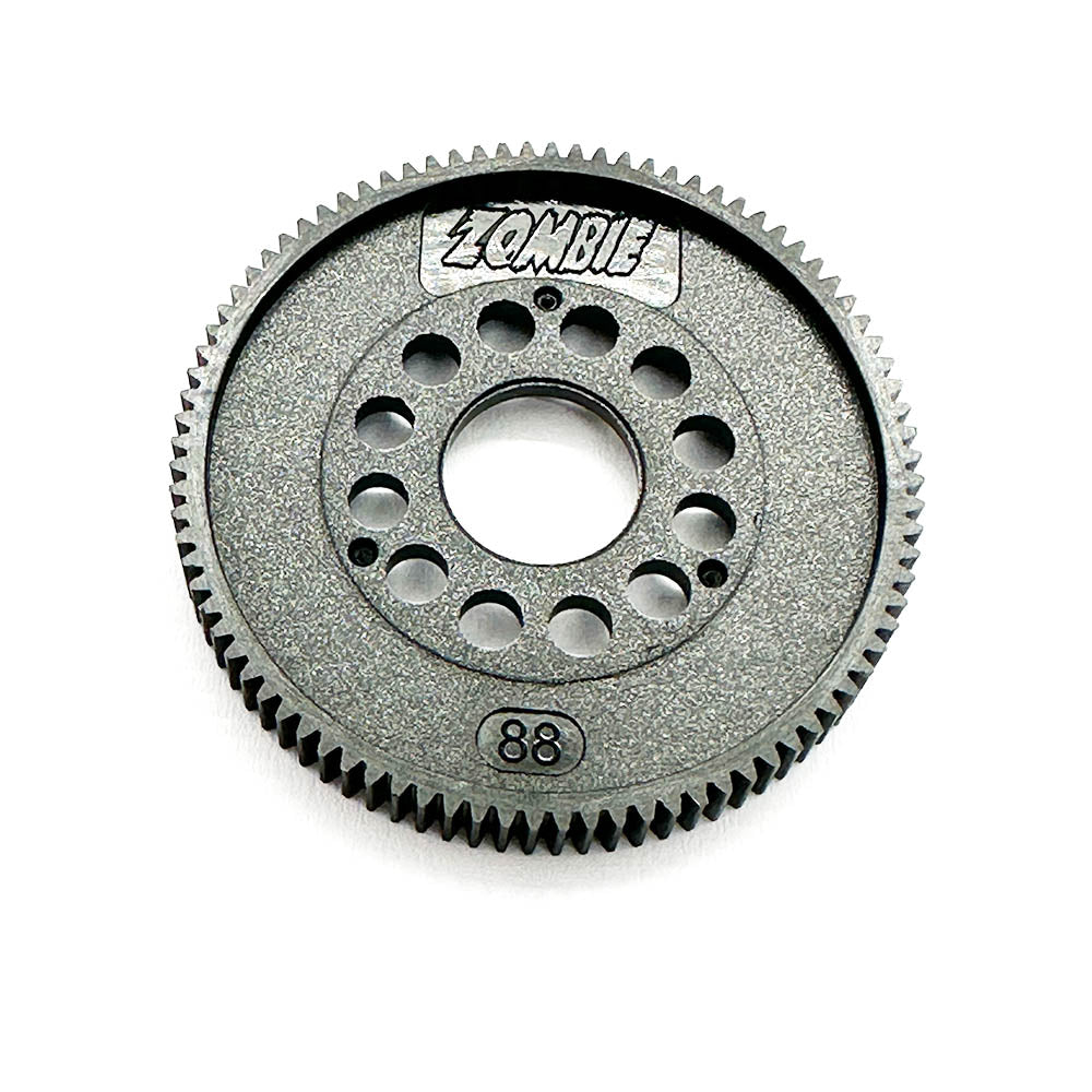 Team Zombie 2mm thickness low friction hardened Spur gear 64Pitch 80-112T